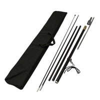 Load image into Gallery viewer, A custom blade flag pole kit with a ground spike.
